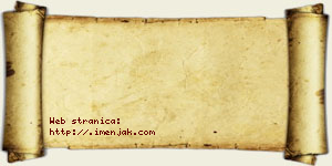 Janko Galić vizit kartica